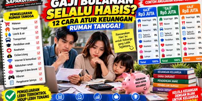 12 Cara Membuat Anggaran Bulanan Rumah Tangga