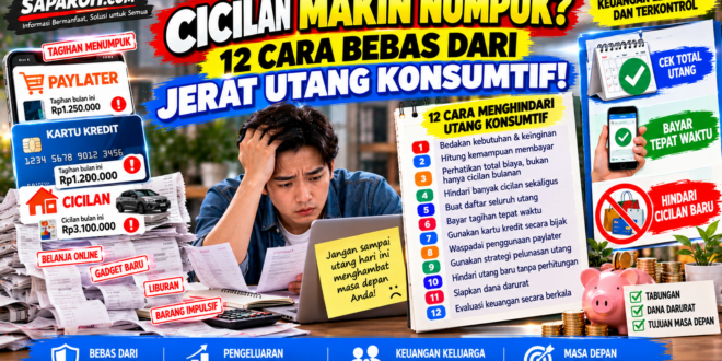 12 Cara Menghindari Utang Konsumtif dan Mengelola Cicilan