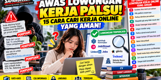15 Cara Mencari Lowongan Kerja Online yang Aman
