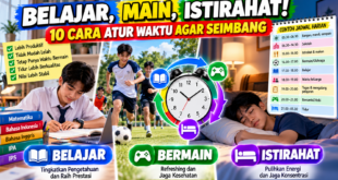 10 Cara Mengatur Waktu Belajar, Bermain, dan Istirahat