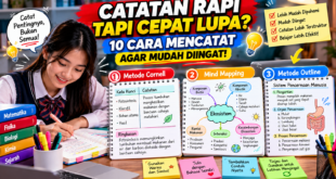 10 Cara Mencatat Materi Pelajaran agar Mudah Diingat