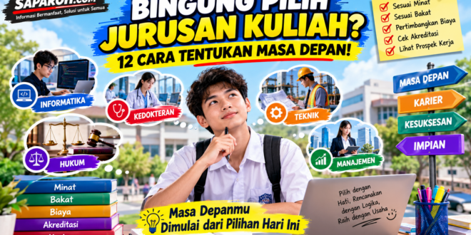 12 Cara Memilih Jurusan Kuliah Sesuai Minat dan Bakat