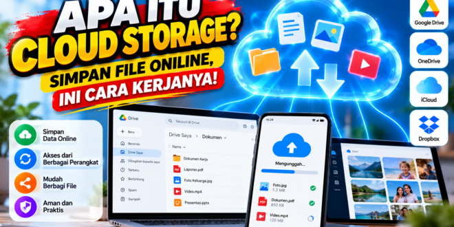 Apa Itu Cloud Storage? Fungsi, Manfaat, dan Contohnya