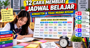 12 Cara Membuat Jadwal Belajar yang Konsisten dan Tidak Bosan