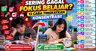 12 Cara Meningkatkan Konsentrasi Belajar agar Lebih Fokus