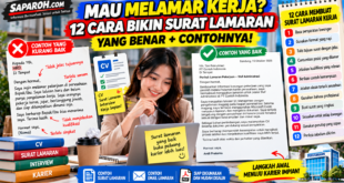 12 Cara Membuat Surat Lamaran Kerja dan Contohnya