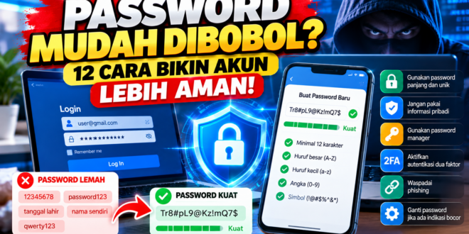 12 Cara Membuat Password yang Kuat dan Aman dari Hacker